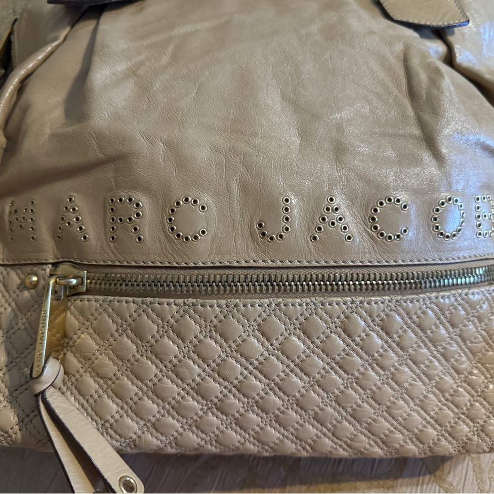 Marc Jacobs Stam bag in quilted beige leather preowned - Picture 3 of 16